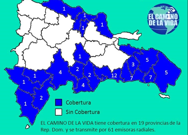 Algunas de las estaciones en la República Dominicana agregadas a nuestra base de datos son seculares y con ratings muy altos